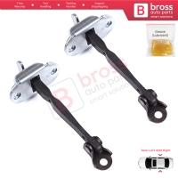 2 Pieces Rear Door Hinge Brake Stop Check Strap Limiter for Toyota Hilux MK7 N1 N2 N3 Fortuner MK1 N5 N6 2004-2015 686300K011