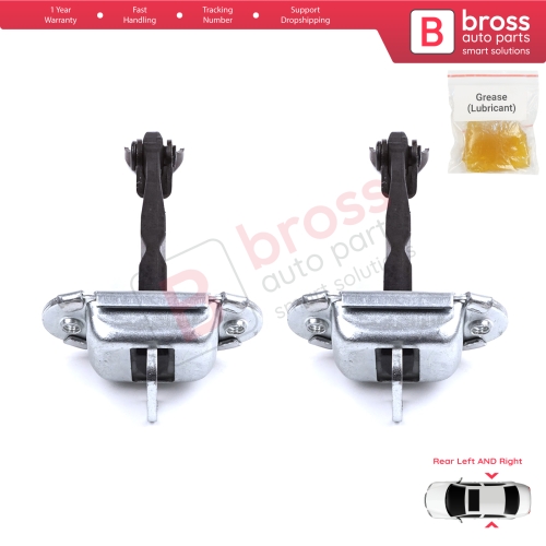 2 Pieces Rear Door Hinge Brake Stop Check Strap Limiter for Toyota Hilux MK7 N1 N2 N3 Fortuner MK1 N5 N6 2004-2015 686300K011