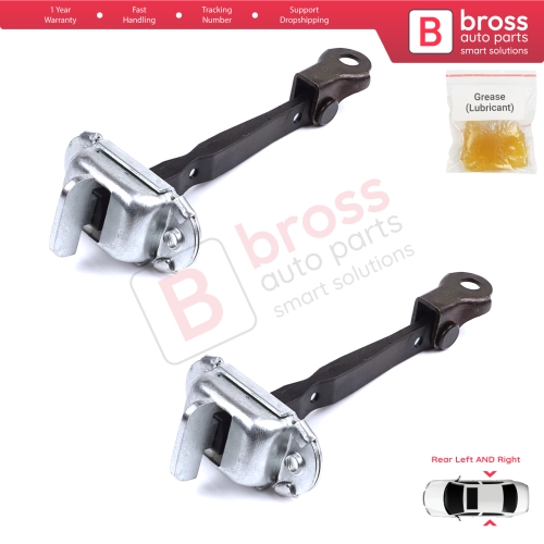 2 Pieces Rear Door Hinge Brake Stop Check Strap Limiter for Toyota Hilux MK7 N1 N2 N3 Fortuner MK1 N5 N6 2004-2015 686300K011