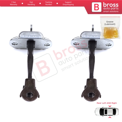2 Pieces Rear Door Hinge Brake Stop Check Strap Limiter for Toyota Hilux MK7 N1 N2 N3 Fortuner MK1 N5 N6 2004-2015 686300K011