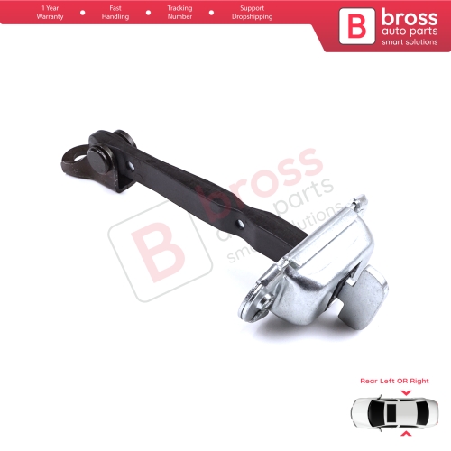 Rear Door Hinge Brake Stop Check Strap Limiter for Toyota Hilux MK7 N1 N2 N3 Fortuner MK1 N5 N6 2004-2015 686300K011