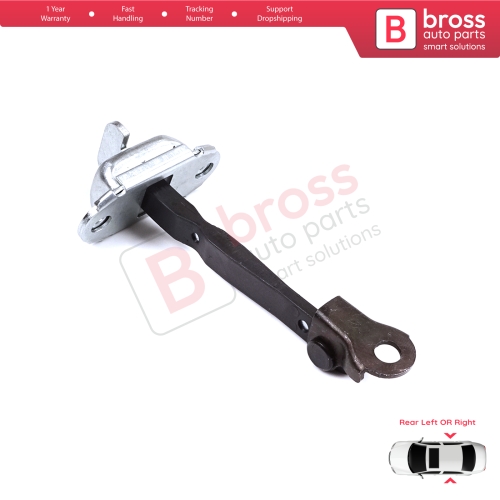Rear Door Hinge Brake Stop Check Strap Limiter for Toyota Hilux MK7 N1 N2 N3 Fortuner MK1 N5 N6 2004-2015 686300K011