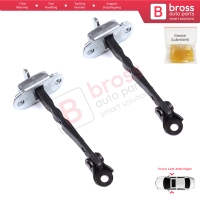 2 Pieces Front Door Stop Check Assy Limiter Strap for Toyota Hilux MK8 N1 Fortuner MK2 Revo 2015-On 686100K091