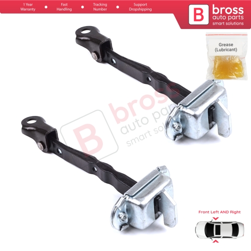 2 Pieces Front Door Stop Check Assy Limiter Strap for Toyota Hilux MK8 N1 Fortuner MK2 Revo 2015-On 686100K091