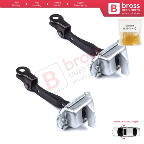 2 Pieces Front Door Stop Check Assy Limiter Strap for Toyota Yaris Echo Verso FunCargo Vitz Platz MK1 P1 P2 1999-2003 Pre-Facelift