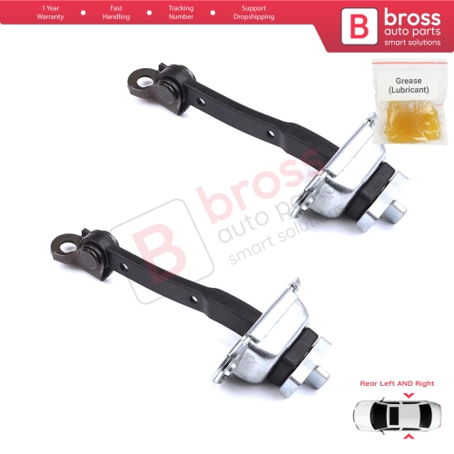 2 Pieces Rear Door Stop Check Assy Limiter Strap for Toyota Yaris Echo Verso FunCargo Vitz Platz MK1 P1 P2 1999-2003 Pre-Facelift