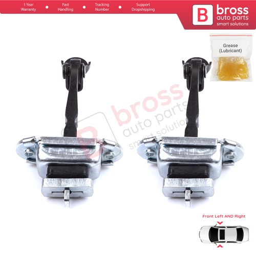 2 Pieces Front Door Stop Check Assy Limiter Strap for Toyota Yaris Echo Verso FunCargo Vitz Platz MK1 P1 P2 2003-2005 Facelift