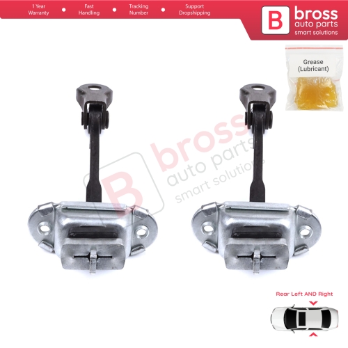 2 Pieces Rear Door Stop Check Assy Limiter Strap for Toyota Yaris Echo Verso FunCargo Vitz Platz MK1 P1 P2 2003-2005 Facelift