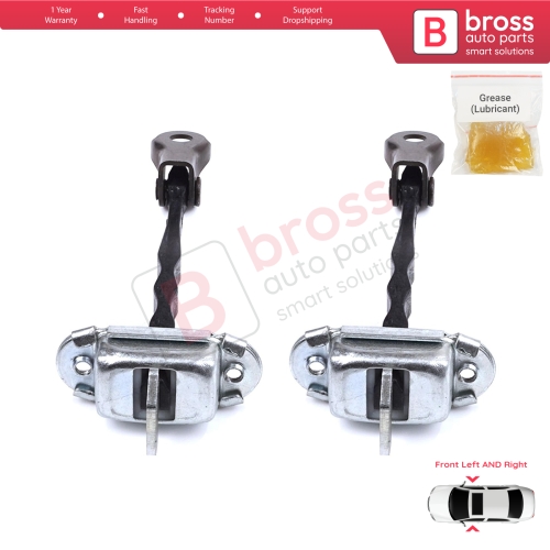 2 Pieces Front Door Stop Check Assy Limiter Strap for Toyota Yaris Vitz MK3 P13 2010-2020 Vios P15 Verso S P12 6861052130