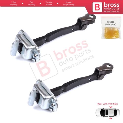2 Pieces Rear Door Stop Check Assy Limiter Strap for Toyota Yaris Vitz MK3 P13 2015-2020 Vios P15 Verso S P12 Facelift 686300D230