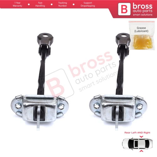 2 Pieces Rear Door Stop Check Assy Limiter Strap for Toyota Yaris Vitz MK3 P13 2015-2020 Vios P15 Verso S P12 Facelift 686300D230
