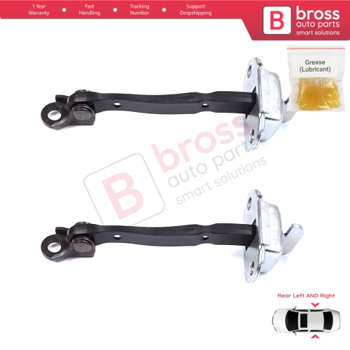 2 Pieces Rear Door Stop Check Assy Limiter Strap for Toyota Yaris Vitz MK3 P13 2015-2020 Vios P15 Verso S P12 Facelift 686300D230