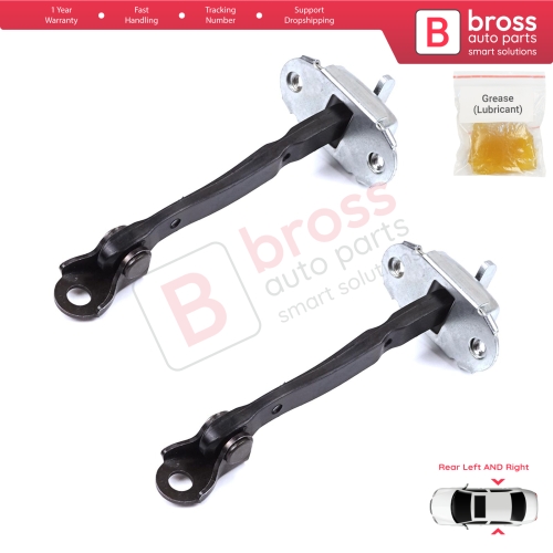 2 Pieces Rear Door Stop Check Assy Limiter Strap for Toyota Yaris Vitz MK3 P13 2015-2020 Vios P15 Verso S P12 Facelift 686300D230