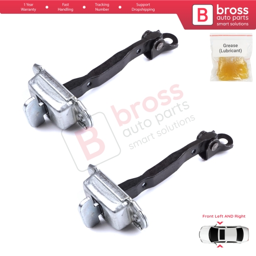 2 Pieces Front Door Stop Check Assy Limiter Strap for Toyota RAV4 MK3 XA30 A3 2005-2013 Vanguard A3 6862042020