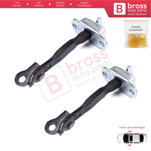 2 Pieces Front Door Stop Check Assy Limiter Strap for Toyota RAV4 MK3 XA30 A3 2005-2013 Vanguard A3 6862042020