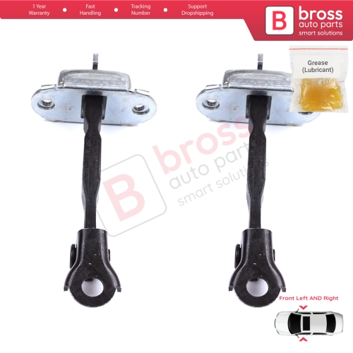 2 Pieces Front Door Stop Check Assy Limiter Strap for Toyota RAV4 MK3 XA30 A3 2005-2013 Vanguard A3 6862042020
