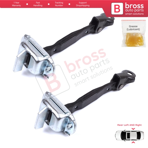 2 Pieces Rear Door Stop Check Assy Limiter Strap for Toyota RAV4 MK3 XA30 A3 2005-2013 Vanguard A3 6864042030