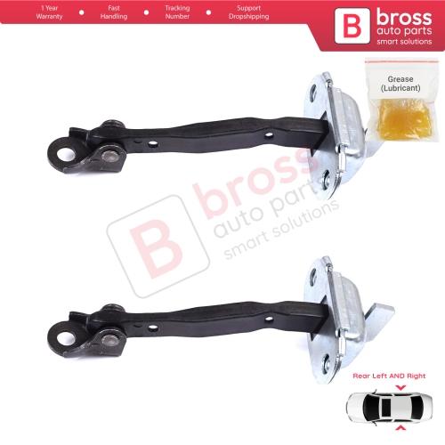 2 Pieces Rear Door Stop Check Assy Limiter Strap for Toyota RAV4 MK3 XA30 A3 2005-2013 Vanguard A3 6864042030