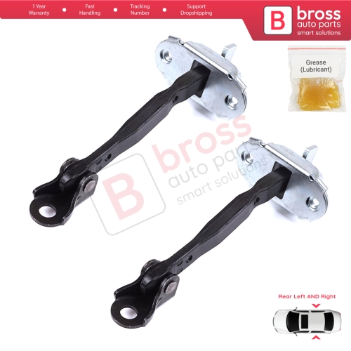 2 Pieces Rear Door Stop Check Assy Limiter Strap for Toyota RAV4 MK3 XA30 A3 2005-2013 Vanguard A3 6864042030