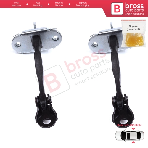 2 Pieces Rear Door Stop Check Assy Limiter Strap for Toyota RAV4 MK3 XA30 A3 2005-2013 Vanguard A3 6864042030