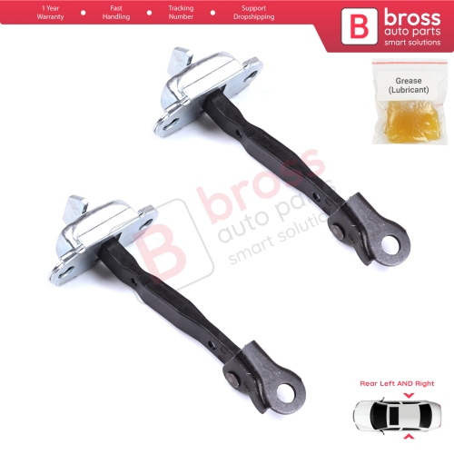 2 Pieces Rear Door Stop Check Assy Limiter Strap for Toyota RAV4 MK3 XA30 A3 2005-2013 Vanguard A3 6864042030
