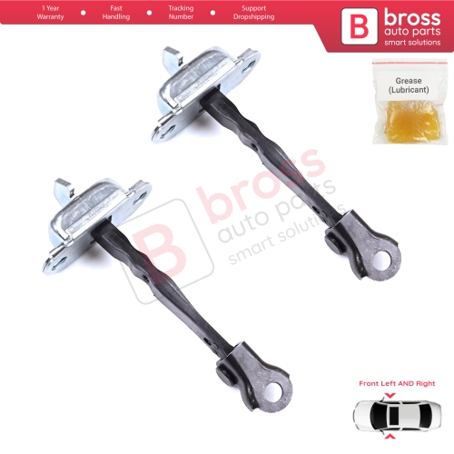 2 Pieces Front Door Stop Check Assy Limiter Strap for Toyota RAV4 MK4 XA40 A4 2012-2019 6861042051