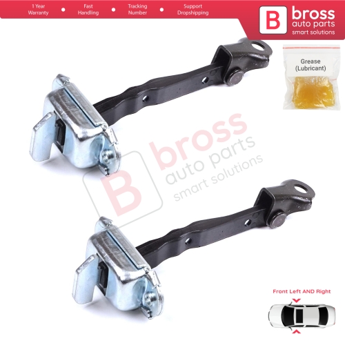 2 Pieces Front Door Stop Check Assy Limiter Strap for Toyota RAV4 MK4 XA40 A4 2012-2019 6861042051