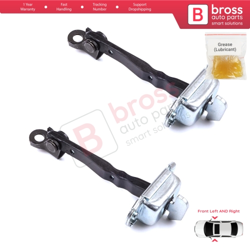 2 Pieces Front Door Stop Check Assy Limiter Strap for Toyota RAV4 MK4 XA40 A4 2012-2019 6861042051
