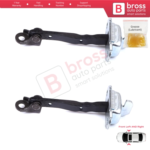 2 Pieces Front Door Stop Check Assy Limiter Strap for Toyota RAV4 MK4 XA40 A4 2012-2019 6861042051