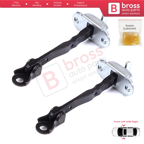 2 Pieces Front Door Stop Check Assy Limiter Strap for Toyota RAV4 MK4 XA40 A4 2012-2019 6861042051