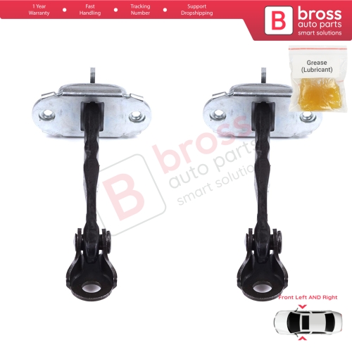 2 Pieces Front Door Stop Check Assy Limiter Strap for Toyota RAV4 MK4 XA40 A4 2012-2019 6861042051