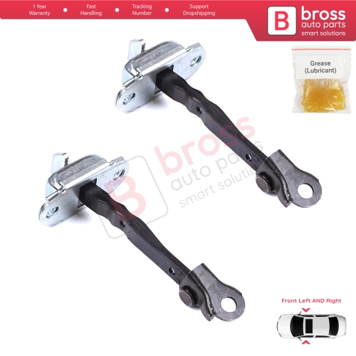2 Pieces Front Door Stop Check Assy Limiter Strap for Toyota RAV4 MK4 XA40 A4 2012-2019 6861042051