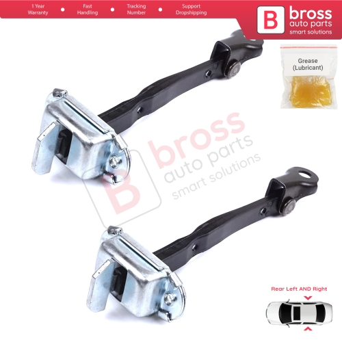 2 Pieces Rear Door Stop Check Assy Limiter Strap for Toyota RAV4 MK4 XA40 A4 2012-2019 6863042040