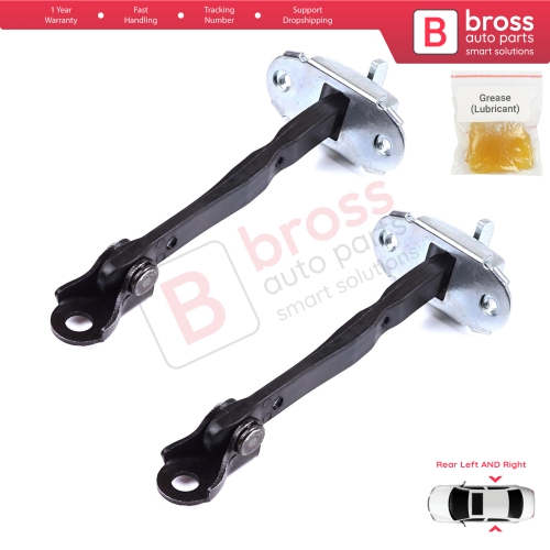 2 Pieces Rear Door Stop Check Assy Limiter Strap for Toyota RAV4 MK4 XA40 A4 2012-2019 6863042040