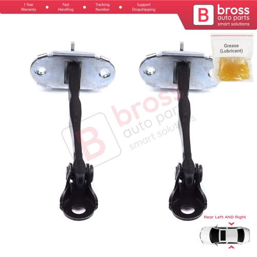 2 Pieces Rear Door Stop Check Assy Limiter Strap for Toyota RAV4 MK4 XA40 A4 2012-2019 6863042040