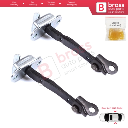 2 Pieces Rear Door Stop Check Assy Limiter Strap for Toyota RAV4 MK4 XA40 A4 2012-2019 6863042040