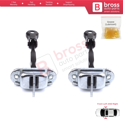 2 Pieces Front Door Stop Check Assy Limiter Strap for Toyota Prius MK2 W2 XW20 2003-2009 Corolla MK9 E12 Allex RunX 2001-2007 6861012161