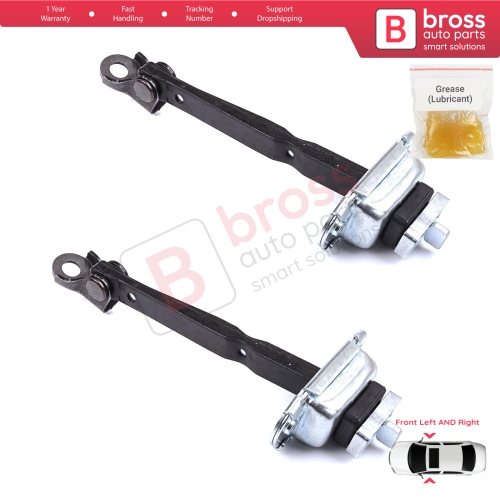 2 Pieces Front Door Stop Check Assy Limiter Strap for Toyota Prius MK3 W3 XW30 ZW30 2009-2015 6861047021