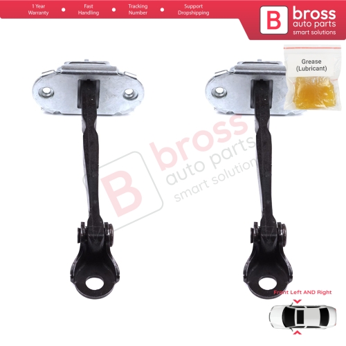 2 Pieces Front Door Stop Check Assy Limiter Strap for Toyota Prius MK3 W3 XW30 ZW30 2009-2015 6861047021