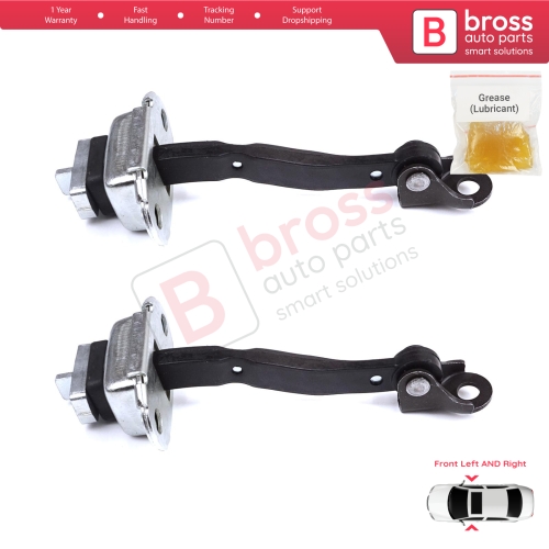 2 Pieces Front Door Stop Check Assy Limiter Strap for Toyota Camry MK5 V3 XV30 2001-2006 6861033050