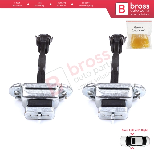 2 Pieces Front Door Stop Check Assy Limiter Strap for Toyota Camry MK5 V3 XV30 2001-2006 6861033050