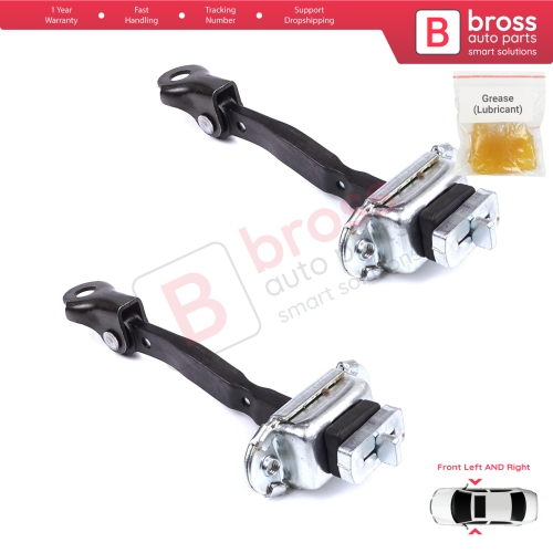 2 Pieces Front Door Stop Check Assy Limiter Strap for Toyota Camry MK5 V3 XV30 2001-2006 6861033050