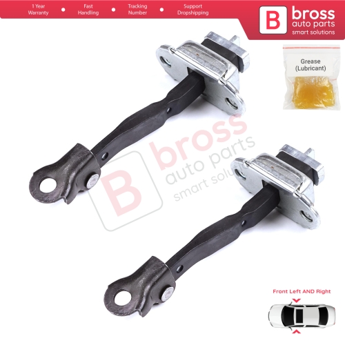 2 Pieces Front Door Stop Check Assy Limiter Strap for Toyota Camry MK5 V3 XV30 2001-2006 6861033050
