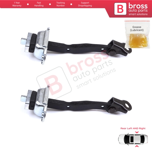 2 Pieces Rear Door Stop Check Assy Limiter Strap for Toyota Camry MK5 V3 XV30 2001-2006 6863033050