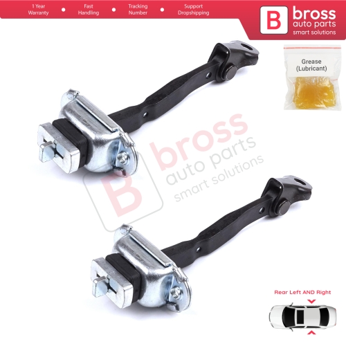 2 Pieces Rear Door Stop Check Assy Limiter Strap for Toyota Camry MK5 V3 XV30 2001-2006 6863033050