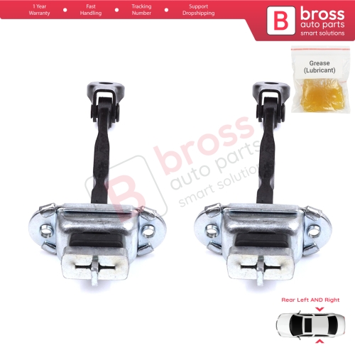 2 Pieces Rear Door Stop Check Assy Limiter Strap for Toyota Camry MK5 V3 XV30 2001-2006 6863033050