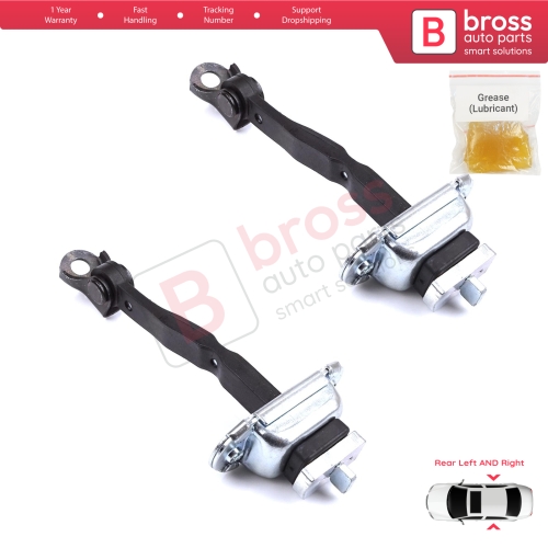 2 Pieces Rear Door Stop Check Assy Limiter Strap for Toyota Camry MK5 V3 XV30 2001-2006 6863033050