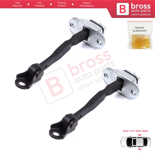 2 Pieces Rear Door Stop Check Assy Limiter Strap for Toyota Camry MK5 V3 XV30 2001-2006 6863033050
