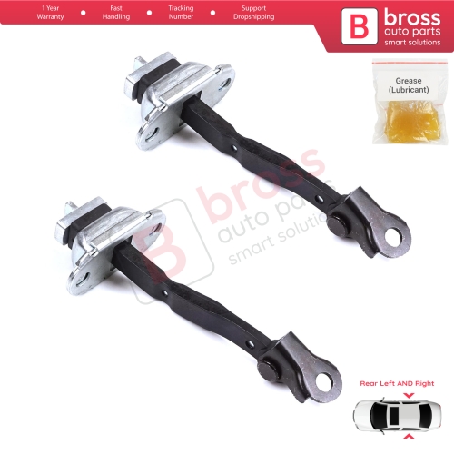 2 Pieces Rear Door Stop Check Assy Limiter Strap for Toyota Camry MK5 V3 XV30 2001-2006 6863033050