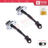 2 Pieces Front Door Stop Check Assy Limiter Strap for Toyota Camry MK6 V4 XV40 2006-2012 6861033070